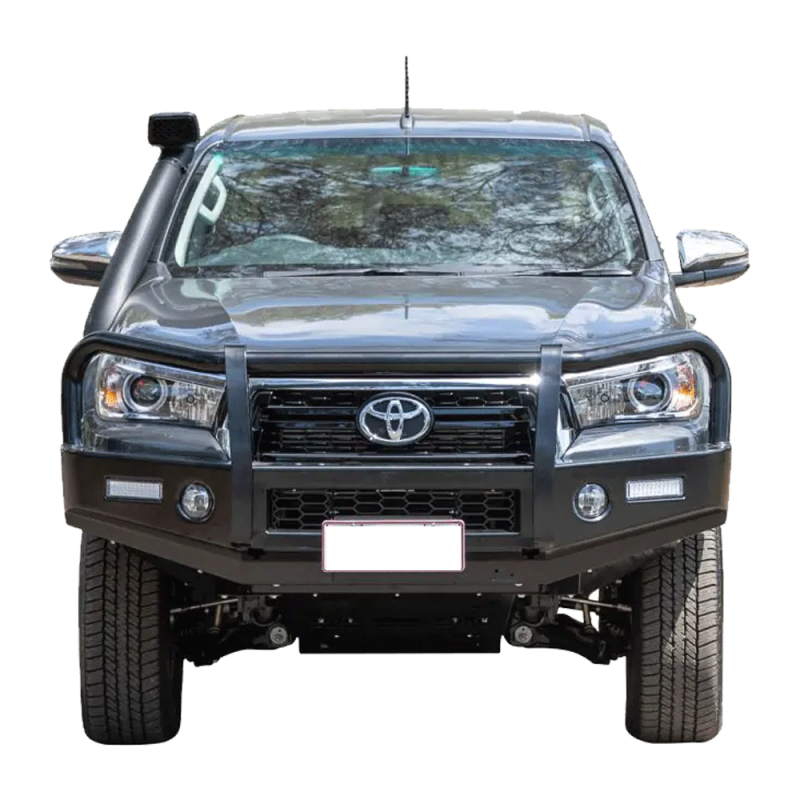 Hilux TJM Outback Bull Bar Black Steel