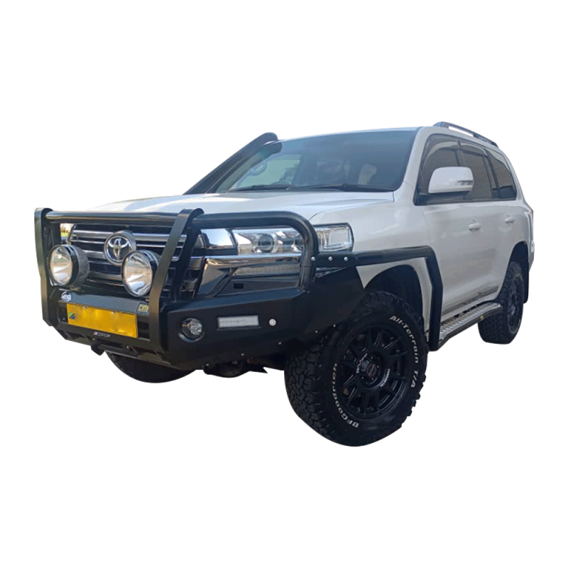 LC200 2015+ TJM Explorer Bull Bar Black steel